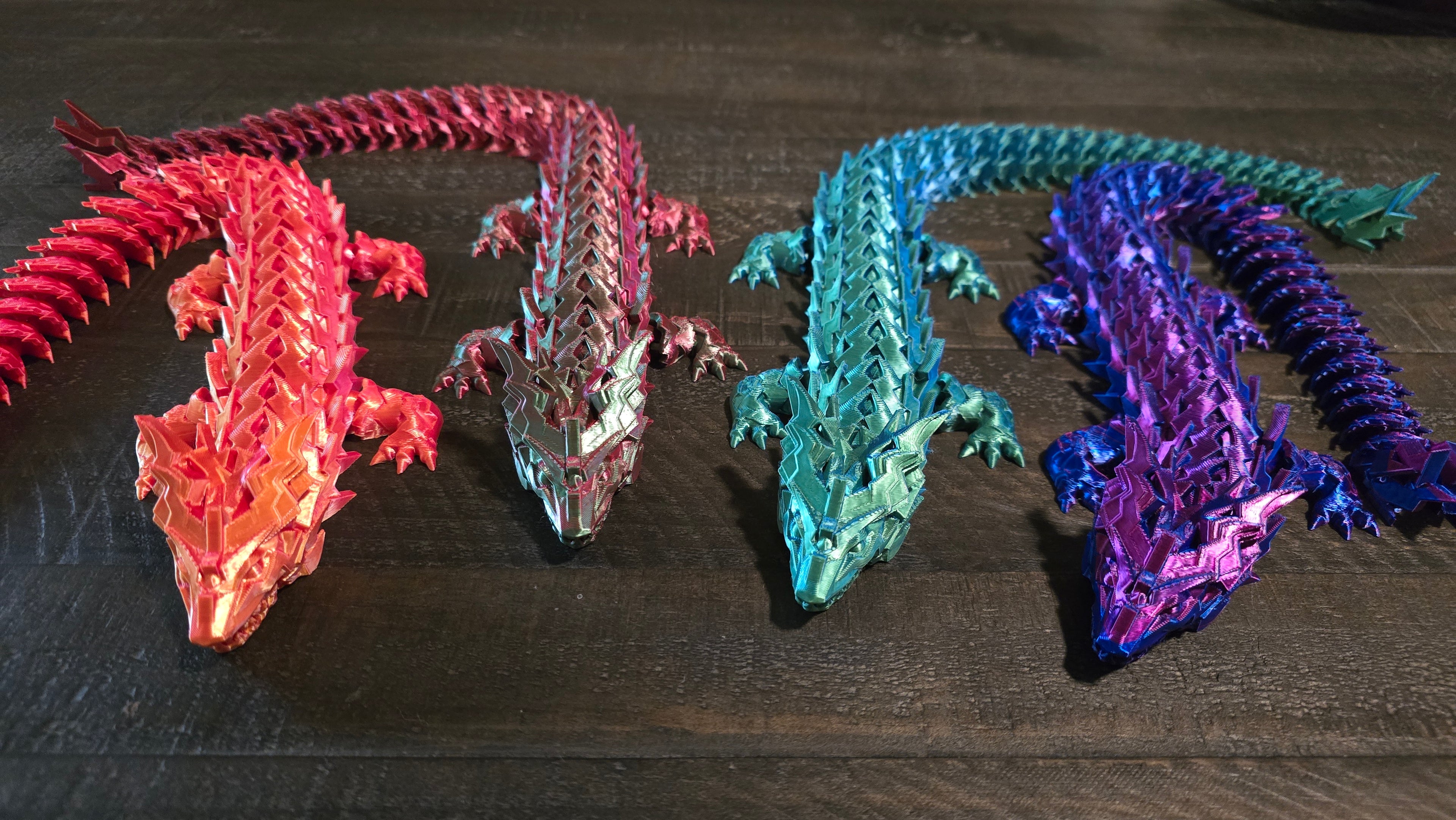 17" Articulated 3D Dragon Fidget Toy