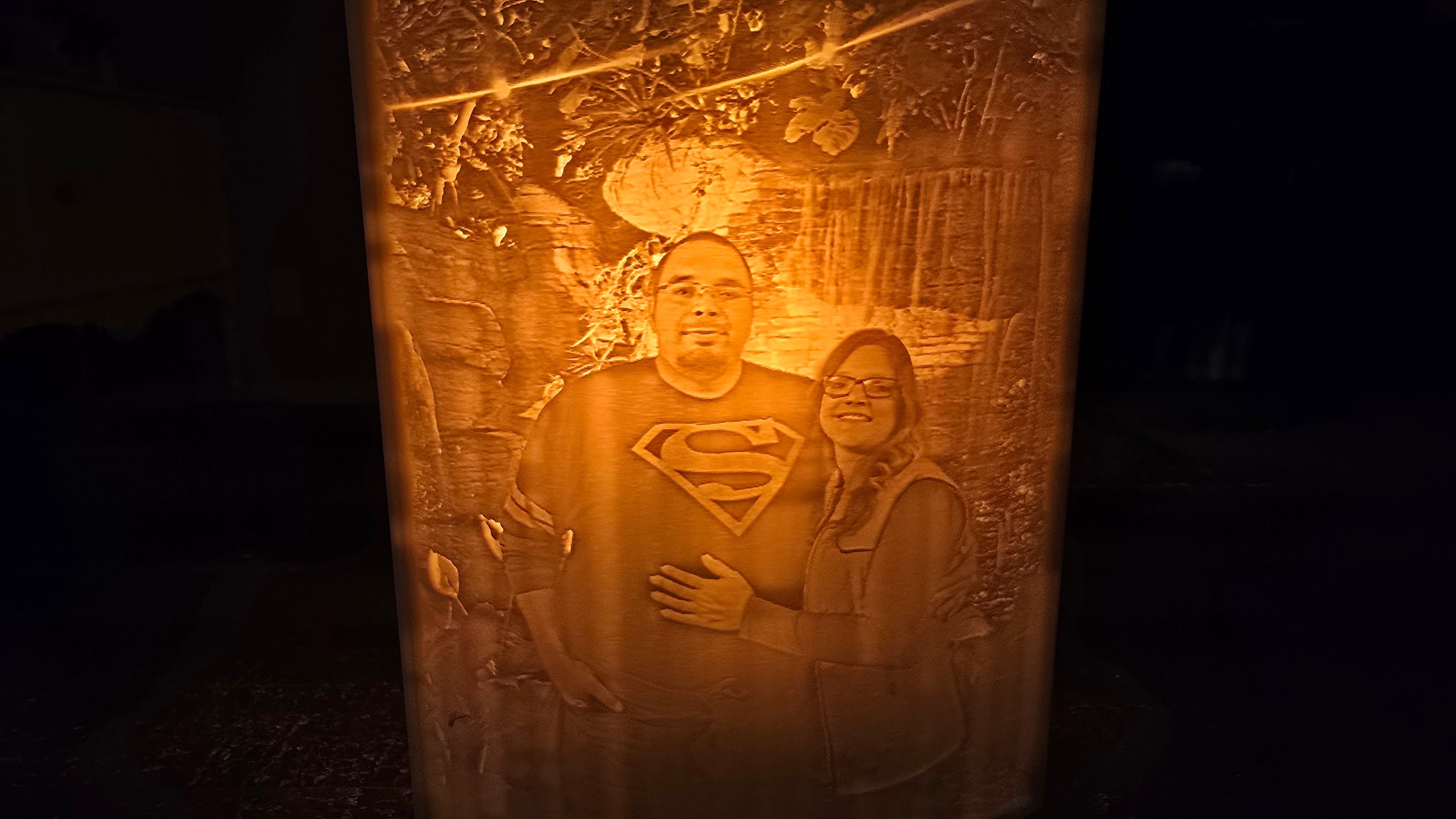 Custom Lithophane Lamp/Nightlight Printed With Your Image