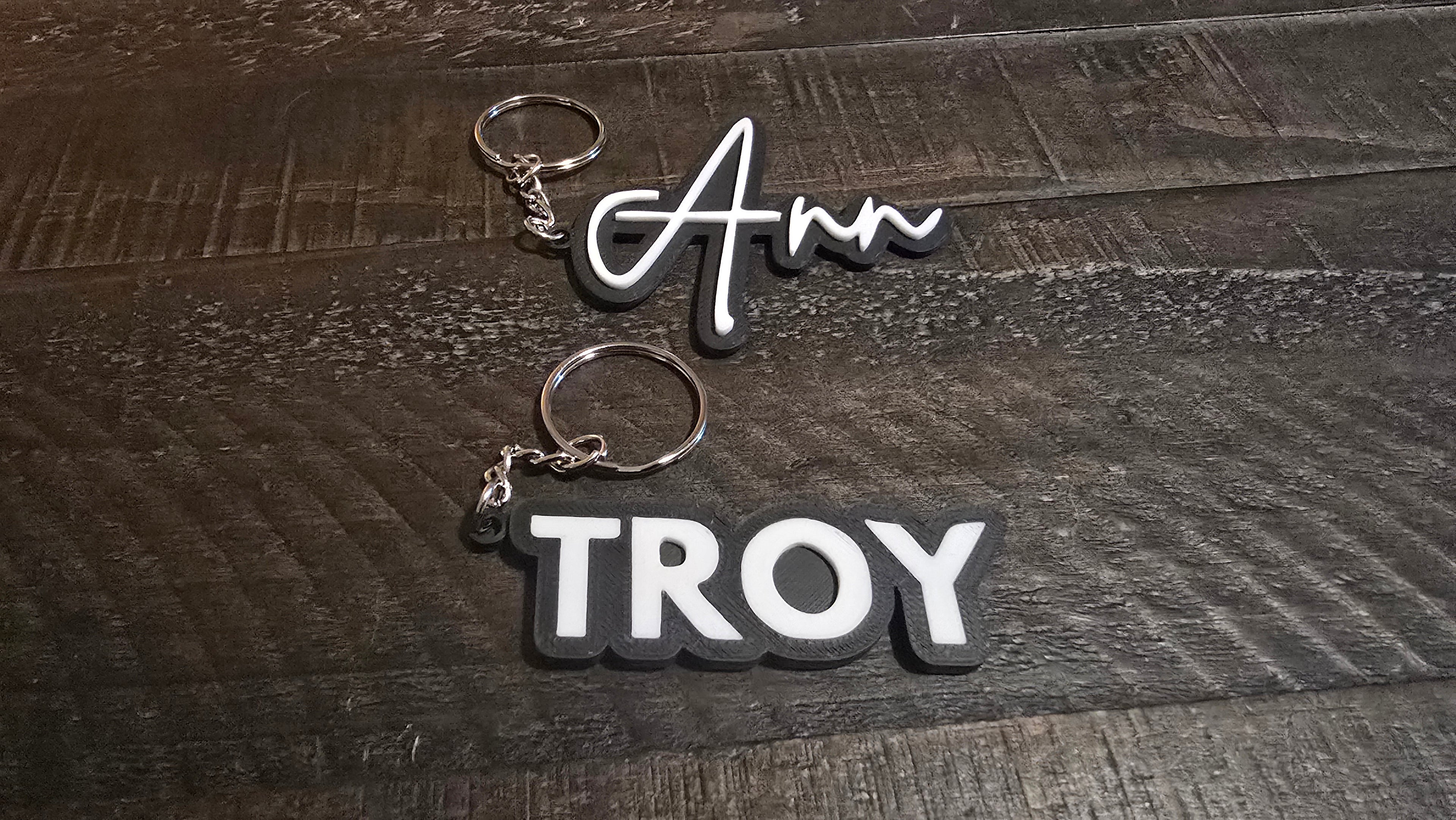 Custom Name Keychains