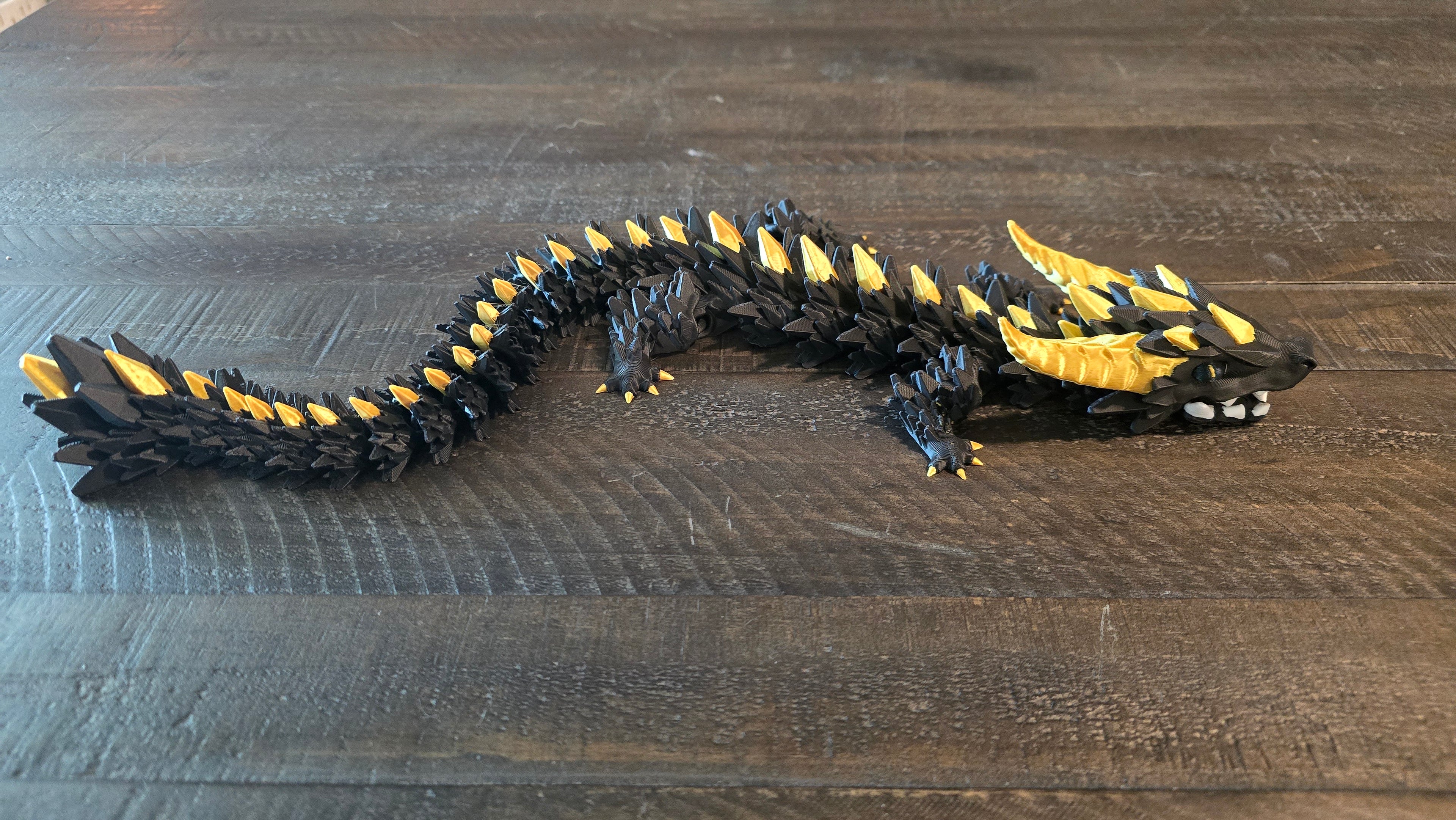 17" Shardstorm Burnt Titanium Dragon Fidget Toy