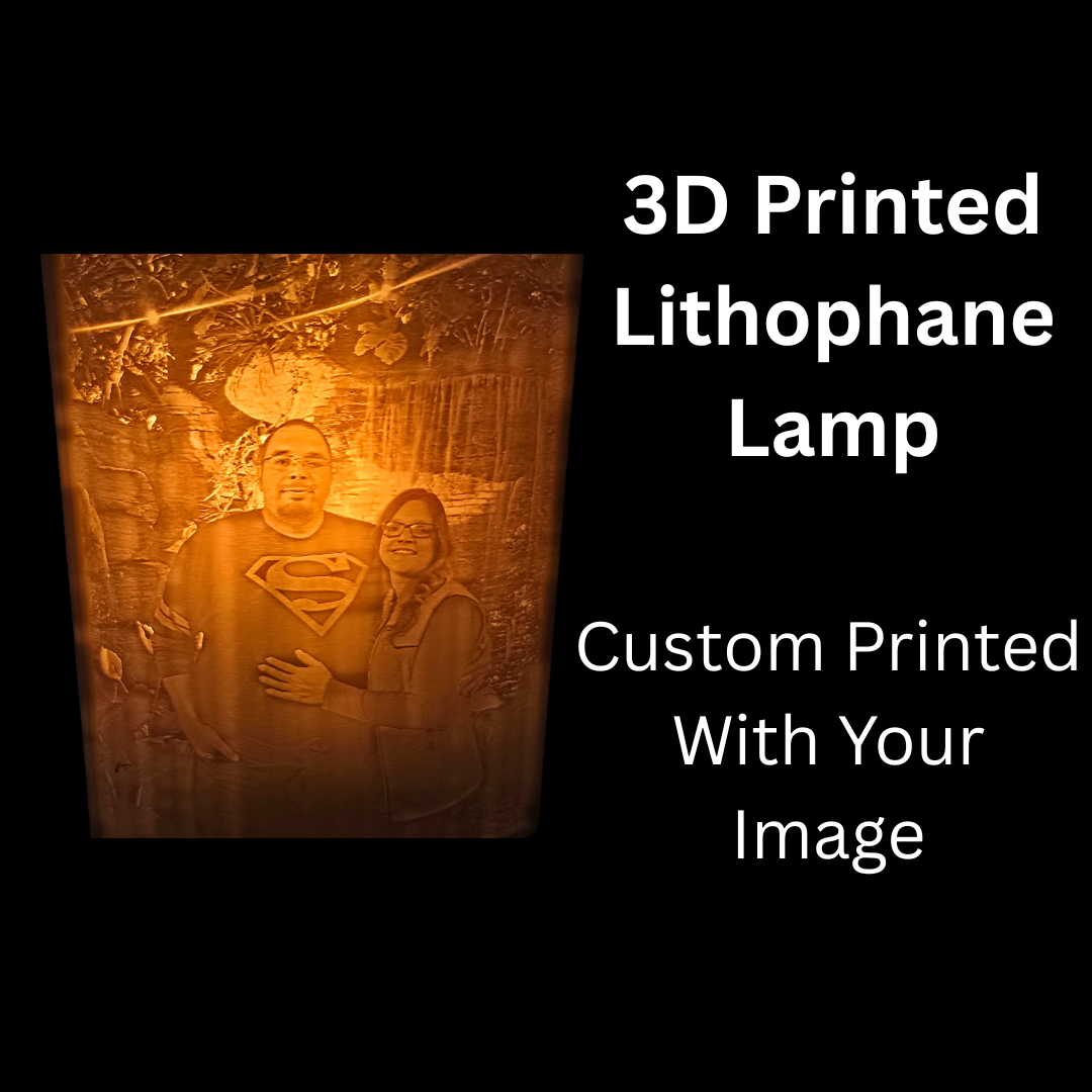 Custom Lithophane Lamp/Nightlight Printed With Your Image