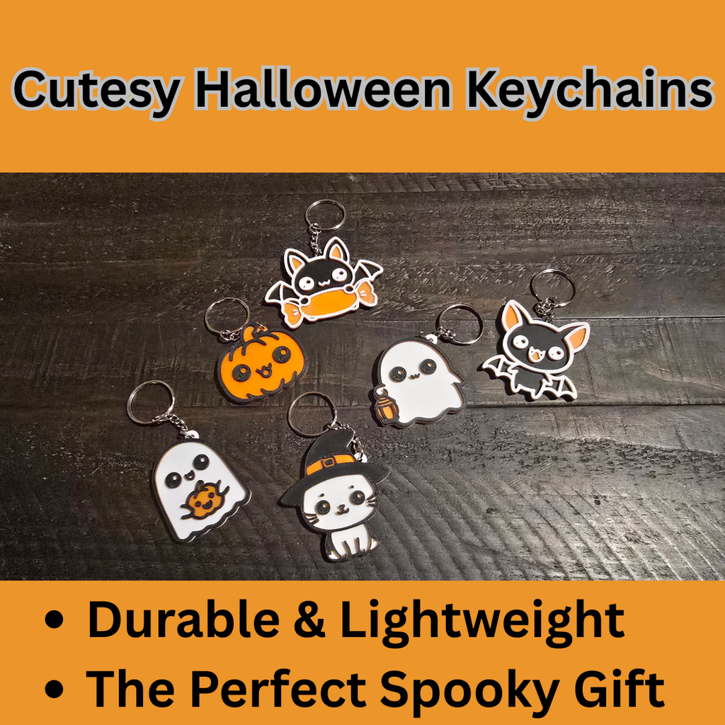 Cutesy Halloween Keychains (Set of 6)