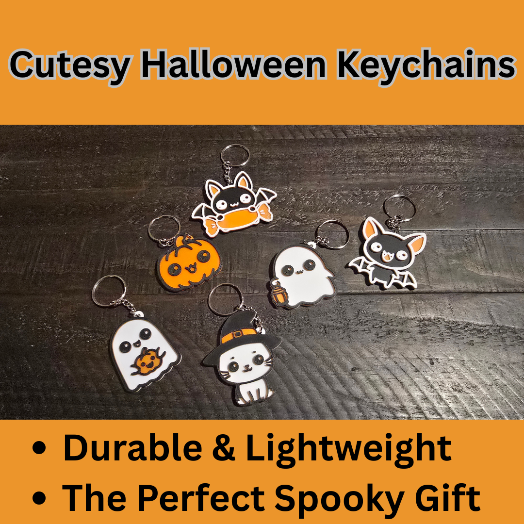 Cutesy Halloween Keychains (Set of 6)